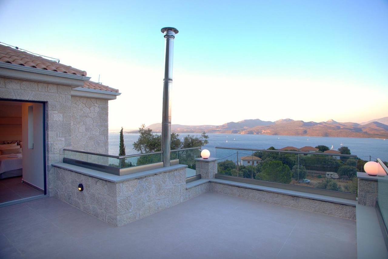 Ionian Stone Luxury Villa Nikiána Kültér fotó