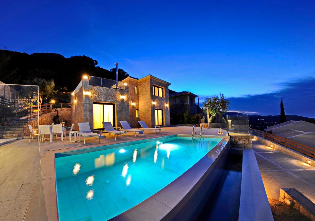 Ionian Stone Luxury Villa Nikiána Kültér fotó