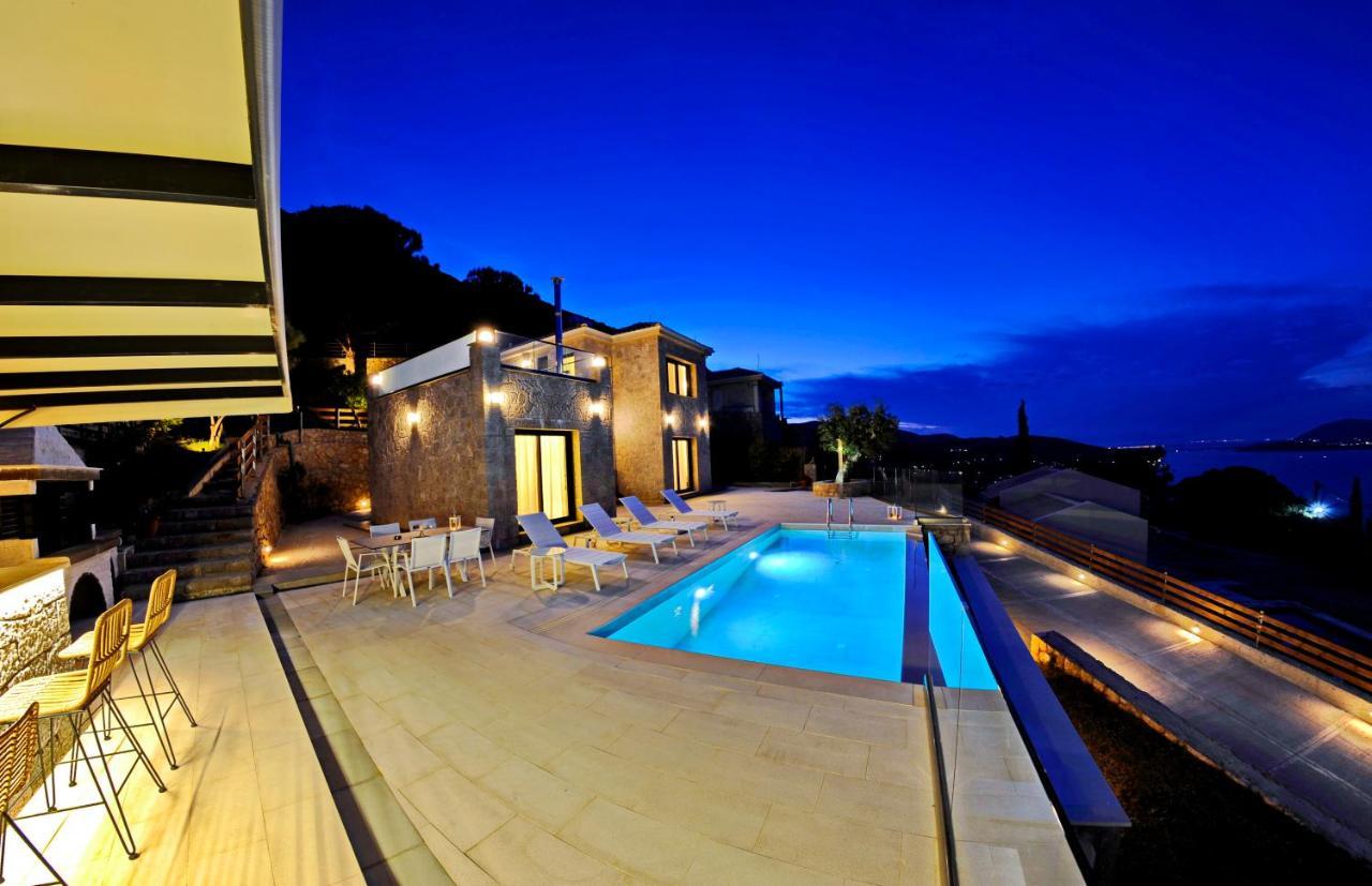 Ionian Stone Luxury Villa Nikiána Kültér fotó