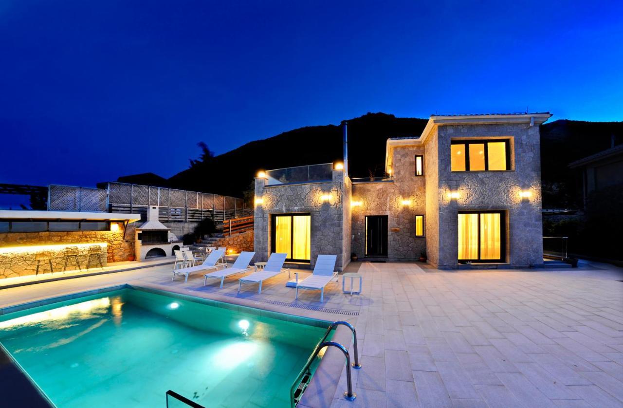 Ionian Stone Luxury Villa Nikiána Kültér fotó
