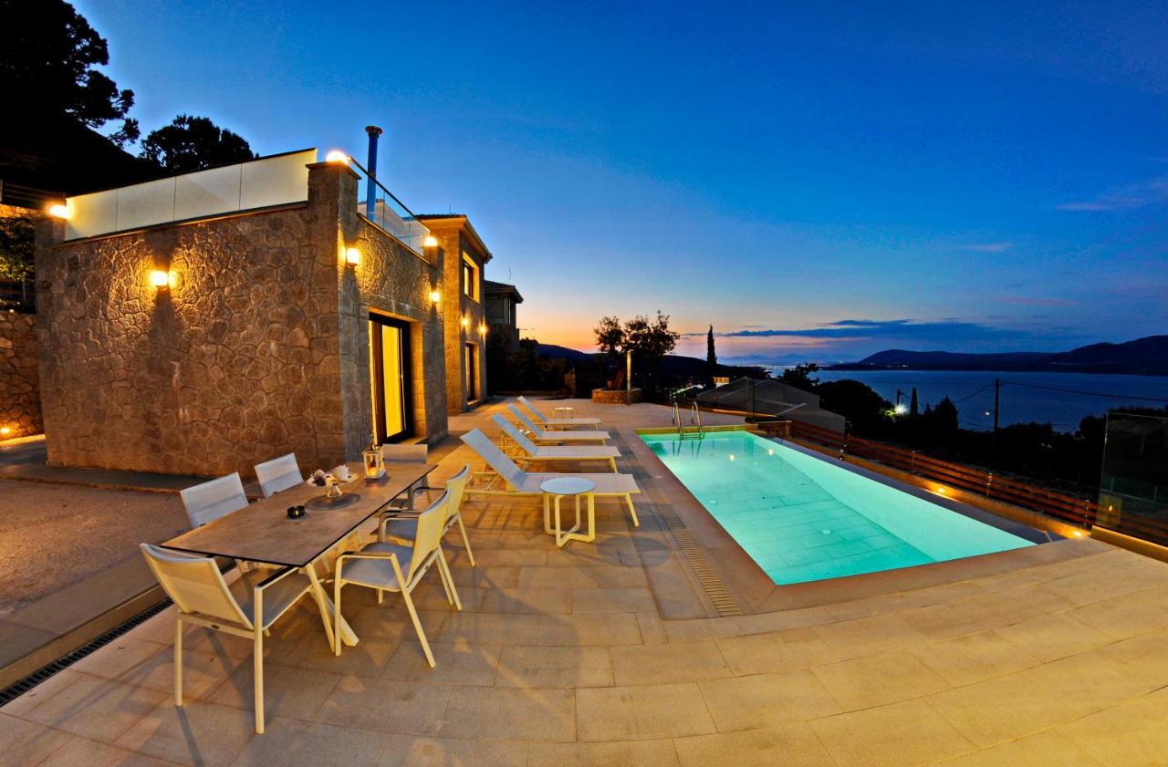 Ionian Stone Luxury Villa Nikiána Kültér fotó