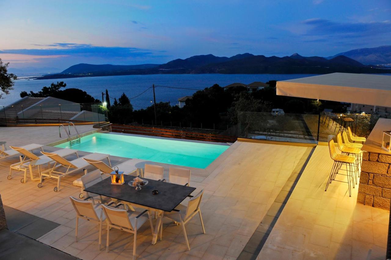 Ionian Stone Luxury Villa Nikiána Kültér fotó