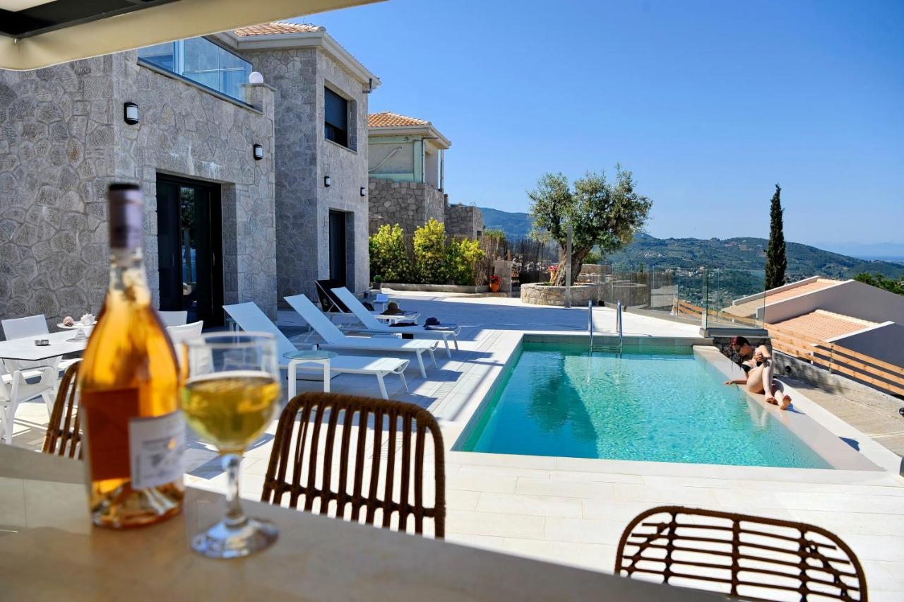 Ionian Stone Luxury Villa Nikiána Kültér fotó