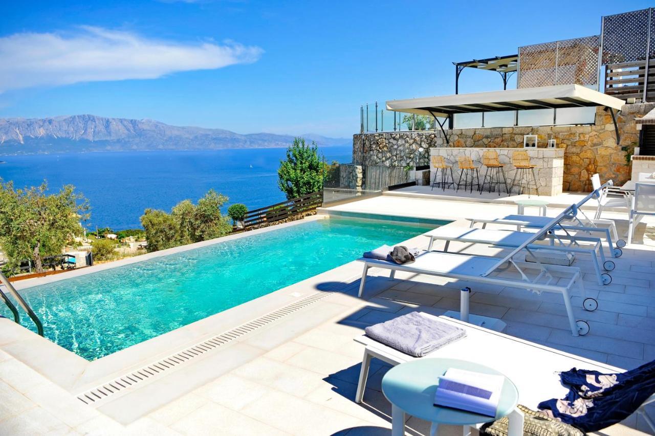 Ionian Stone Luxury Villa Nikiána Kültér fotó