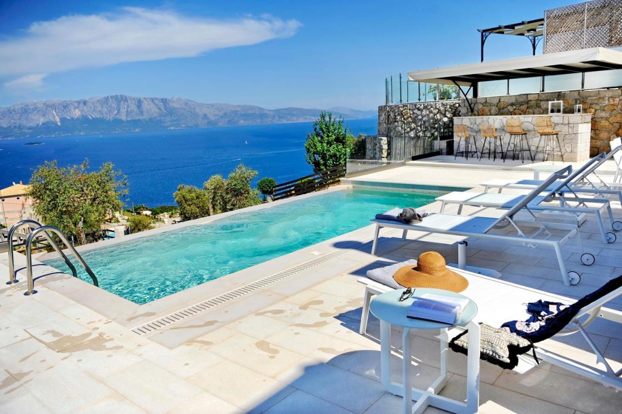 Ionian Stone Luxury Villa Nikiána Kültér fotó