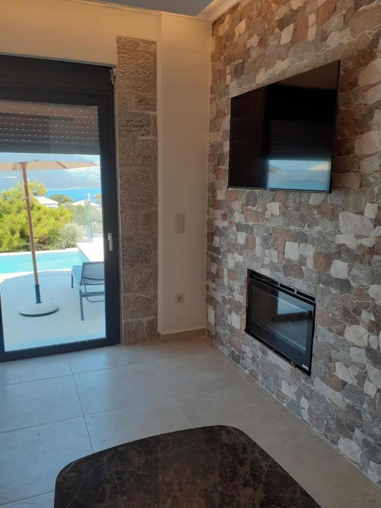 Ionian Stone Luxury Villa Nikiána Kültér fotó