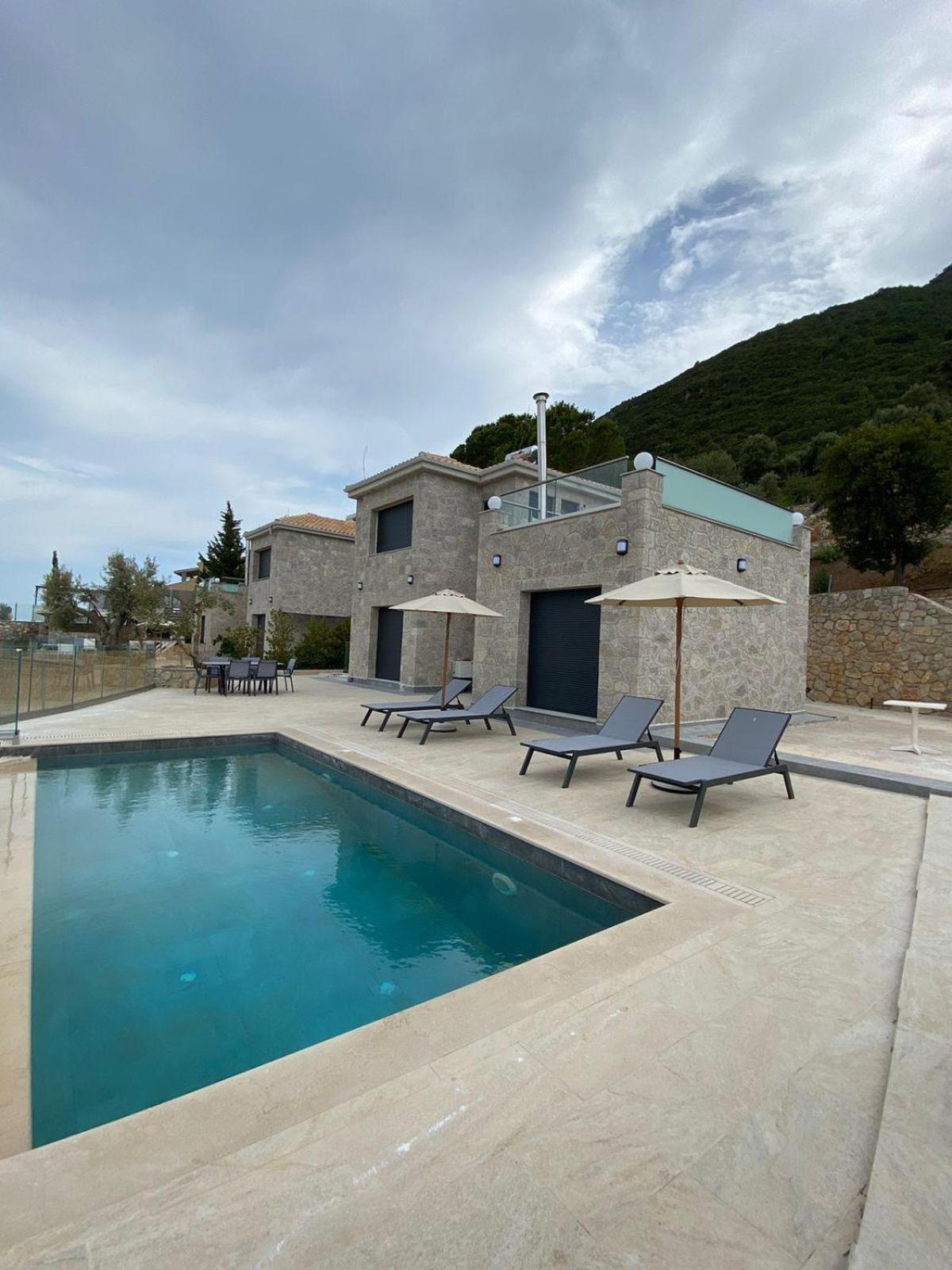 Ionian Stone Luxury Villa Nikiána Kültér fotó