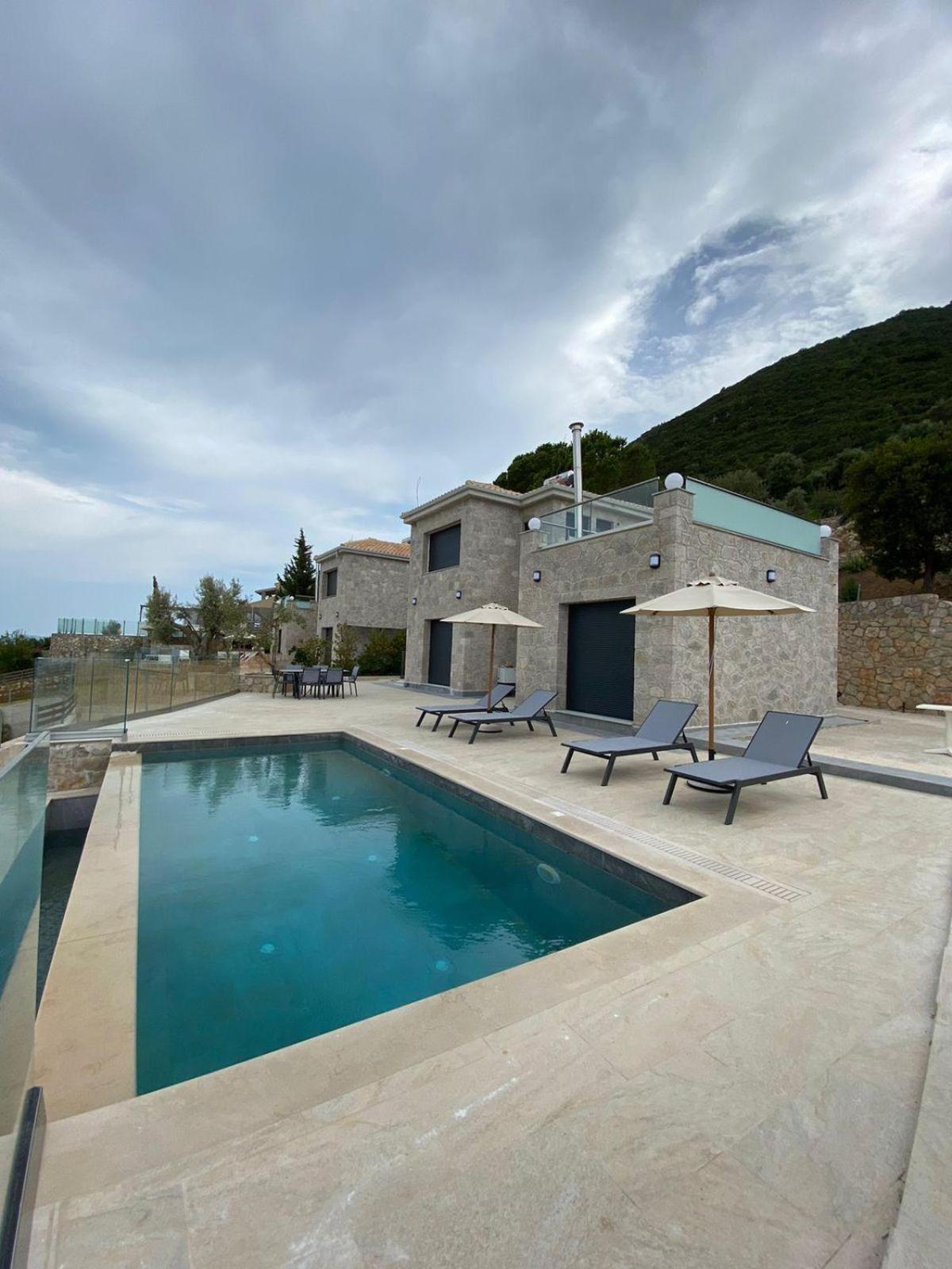 Ionian Stone Luxury Villa Nikiána Kültér fotó